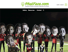 Tablet Screenshot of phatface.com